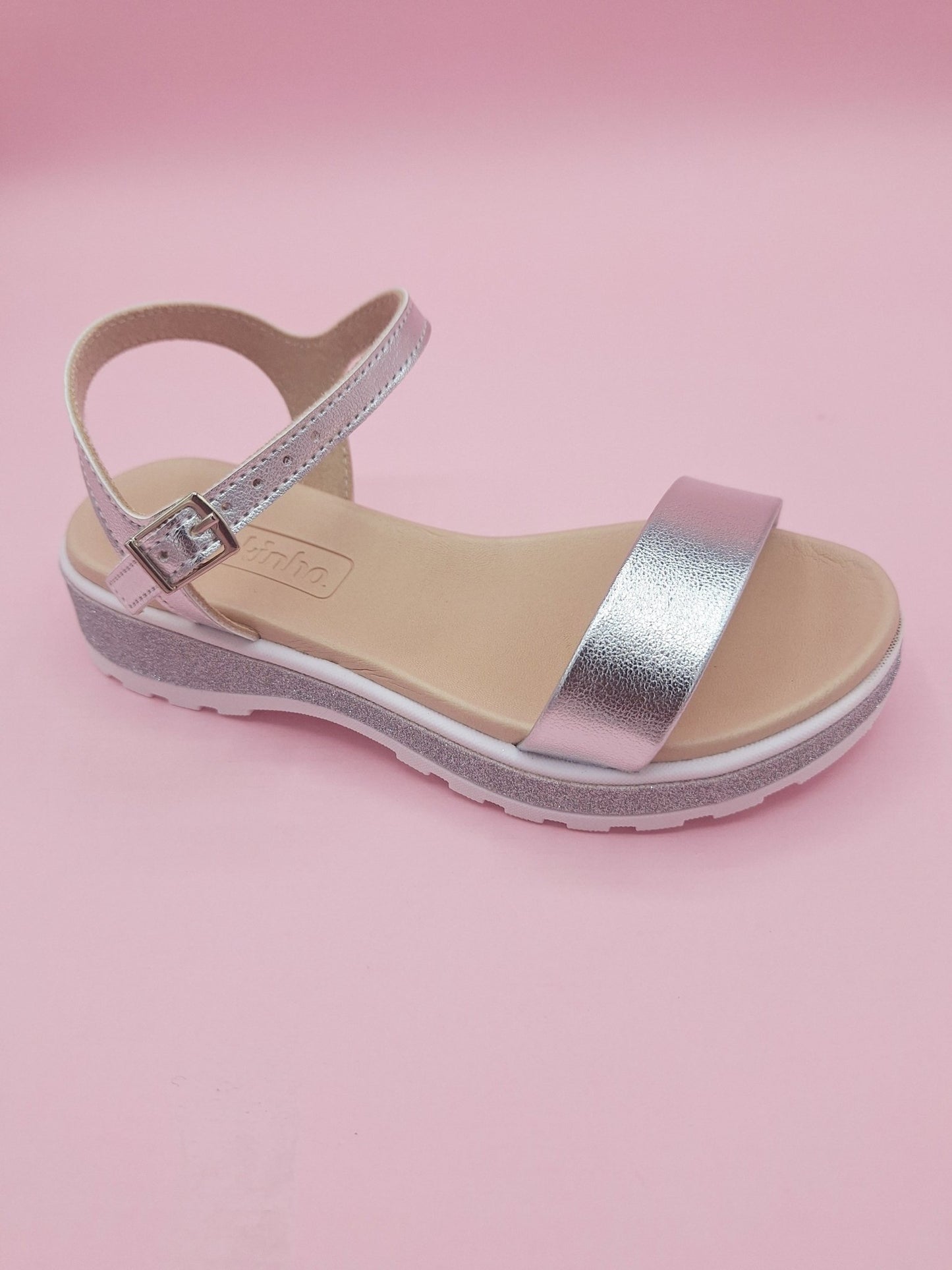 Sandalias Plateadas Molekinha - Magicas Princesas RD