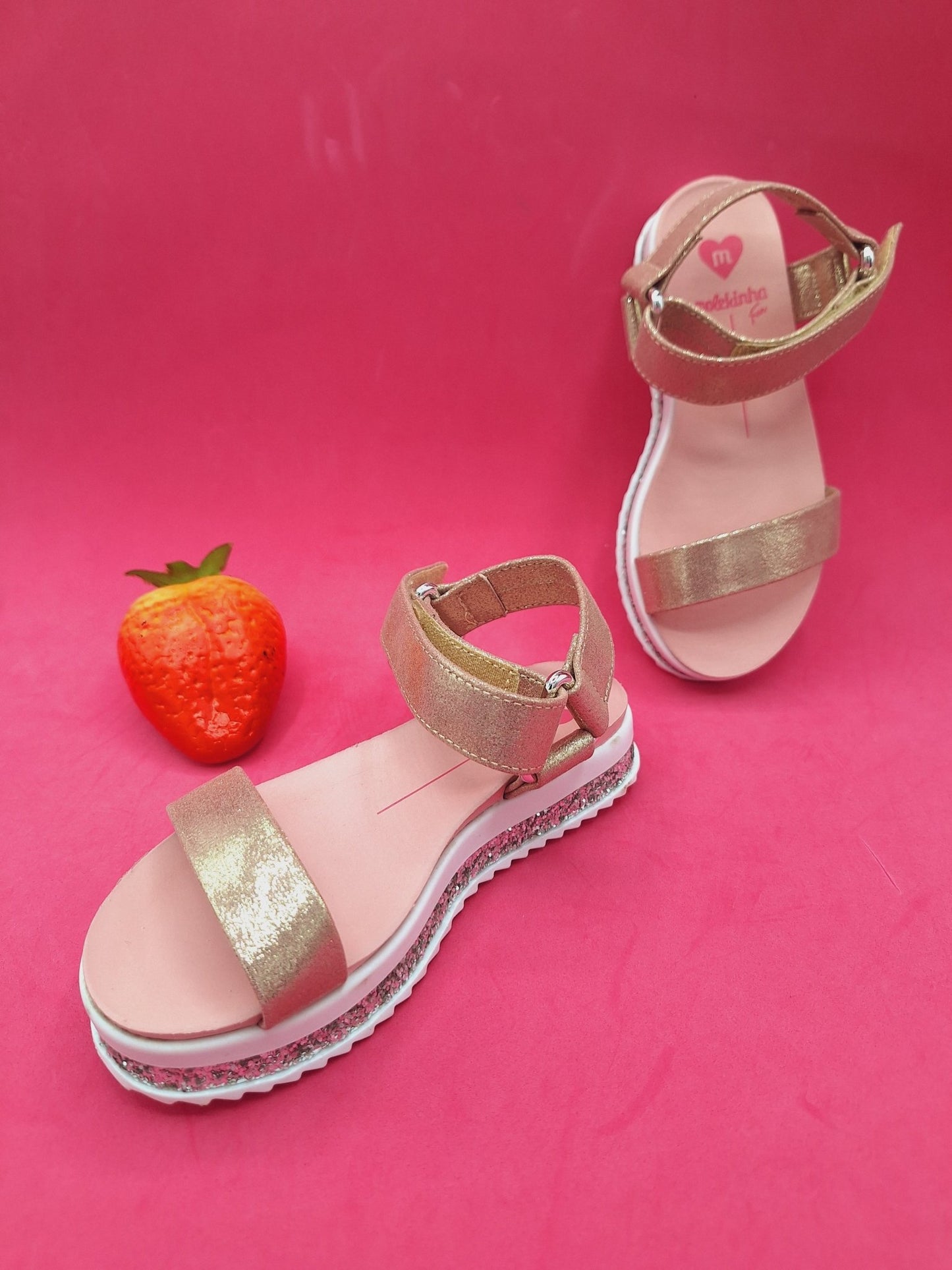 Sandalia Dorada Molekinha . - Magicas Princesas RD