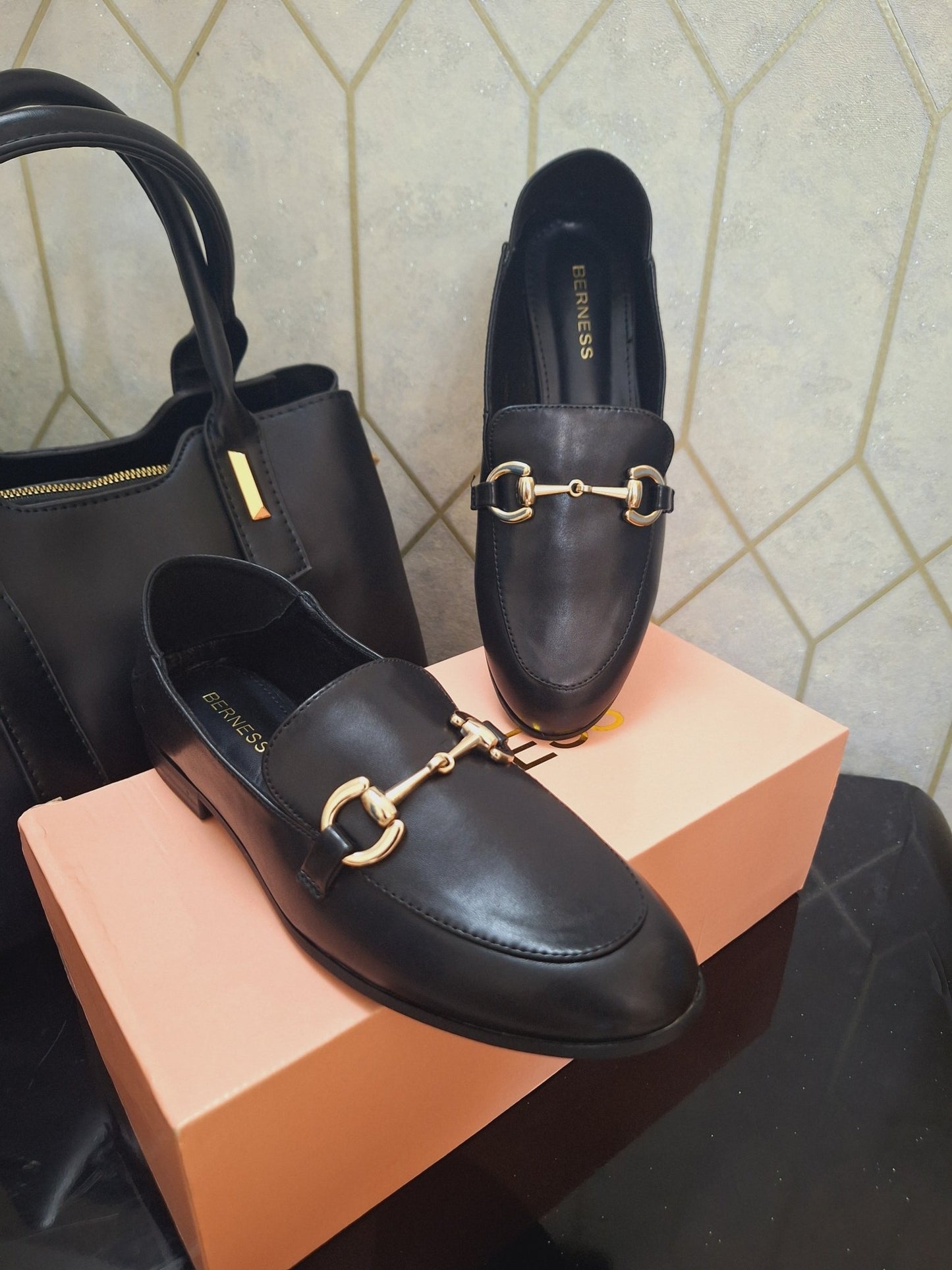 Mocasines Negros - Magicas Princesas RD