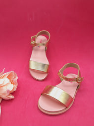 Sandalia Dorada para Miniprincesitas.