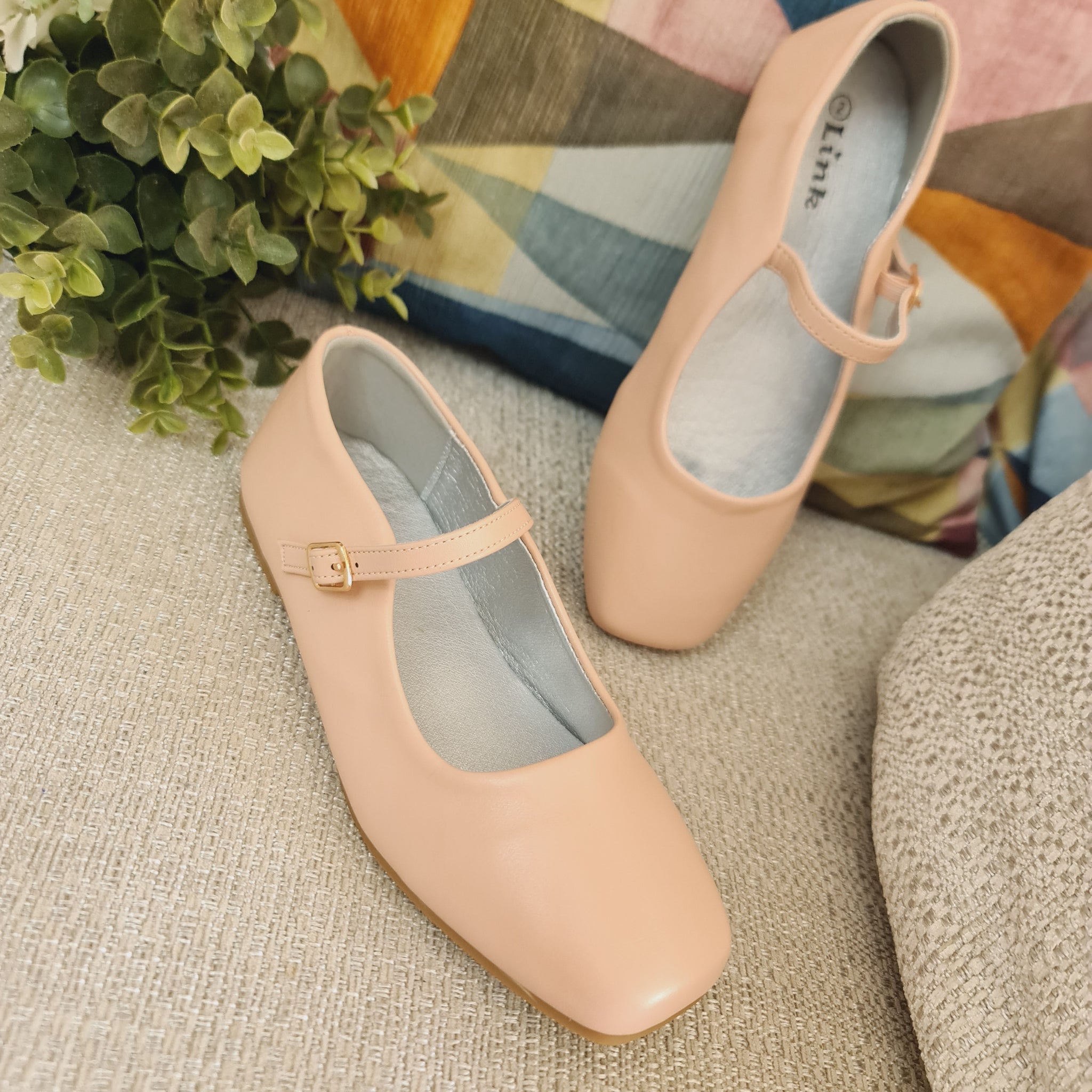 Ballerinas color Blush.