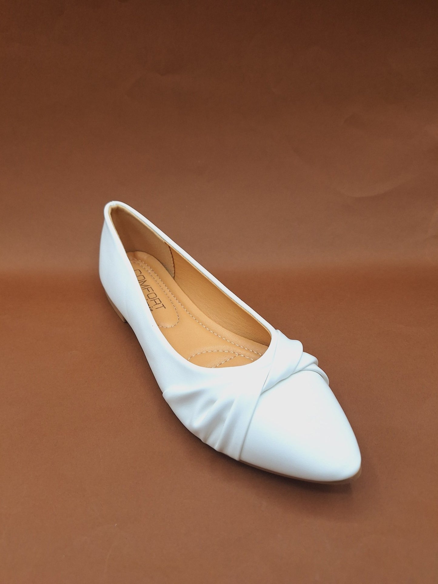 Ballerinas blancas con relieve. - Magicas Princesas RD